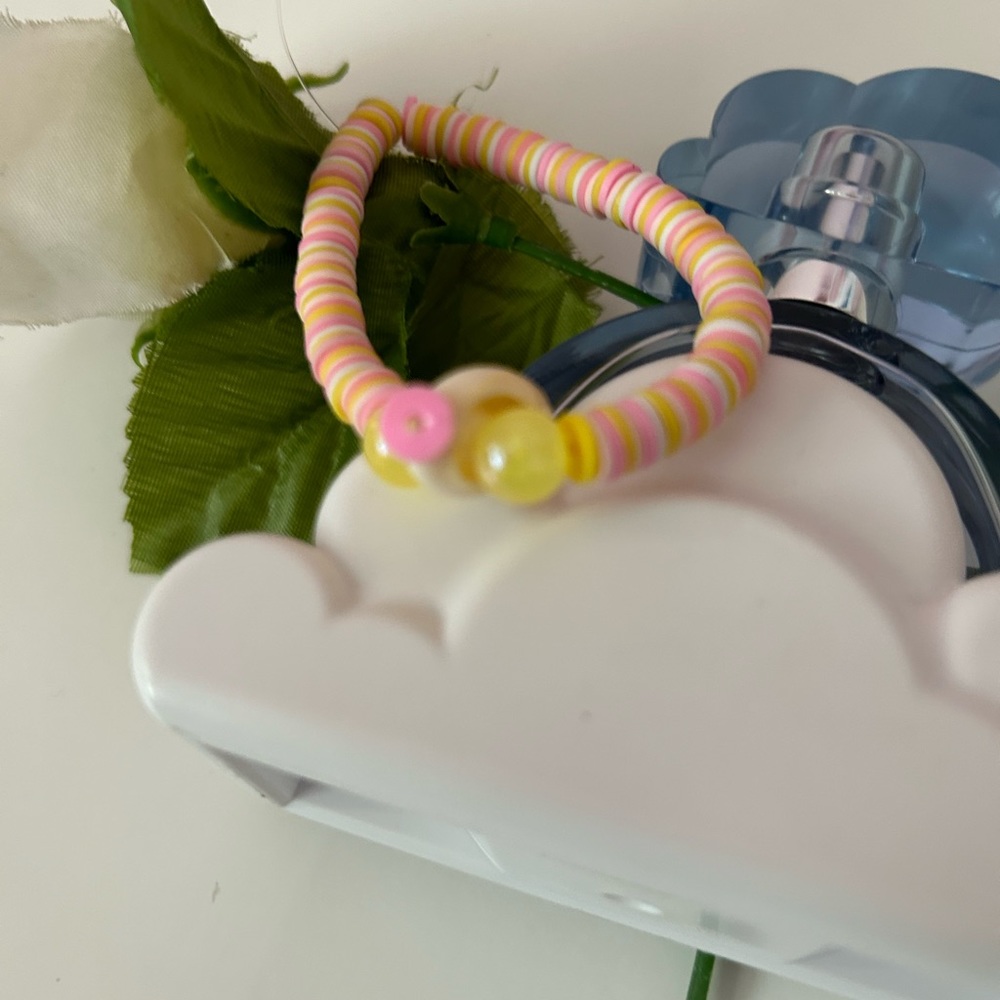 Handmade Flat Clay Beaded Braclet